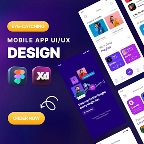 Mobile App UI UX Design